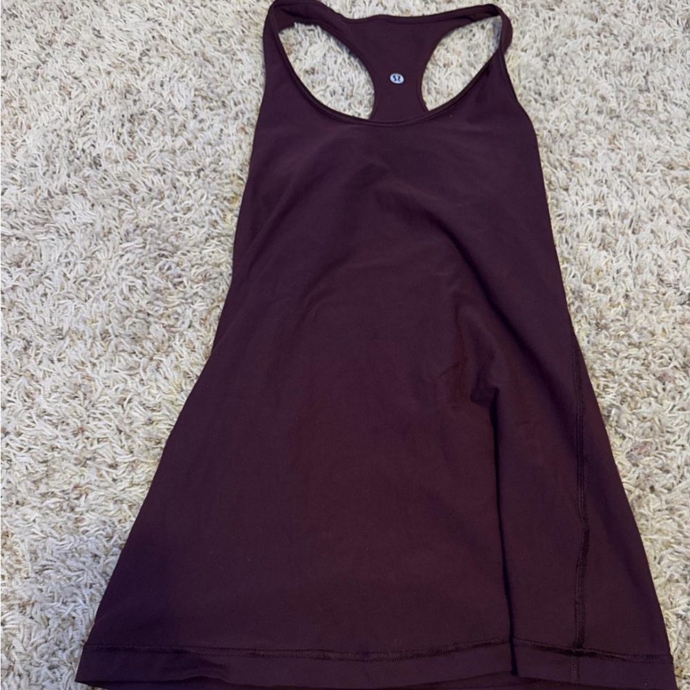 Lululemon Athletica Maroon Sleeveless Tank Top Size 8